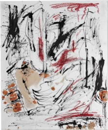 106 - Ink, Oil Stick, Candle Wax